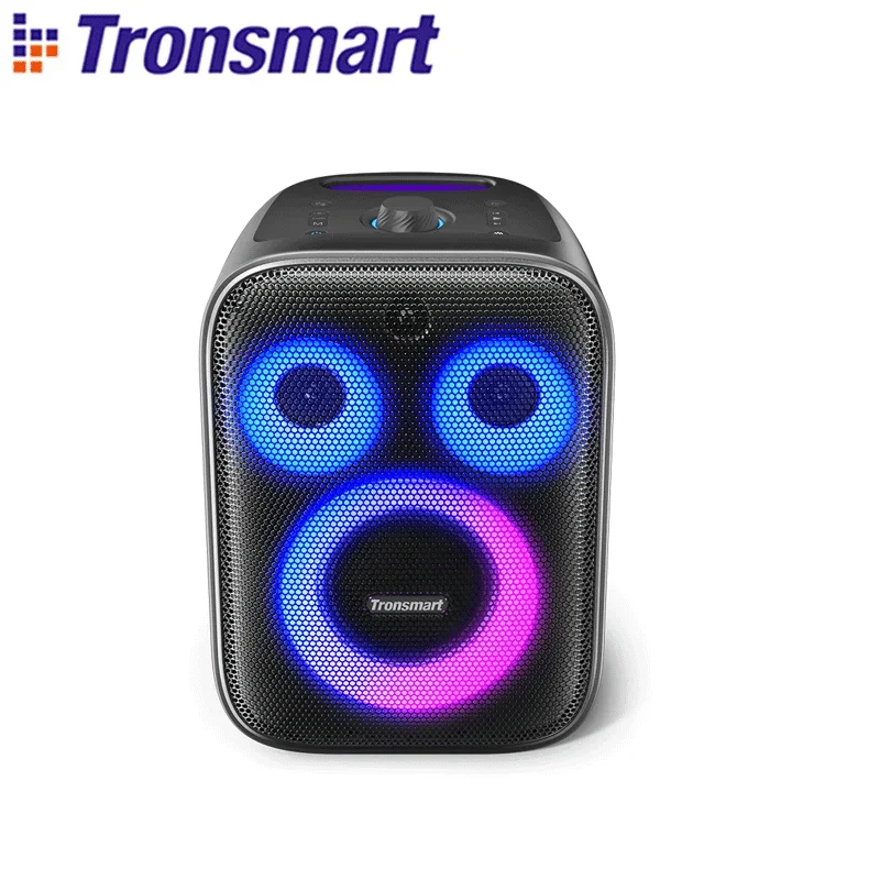 TRONSMART-Enceinte Bluetooth Halo 200, 120W, haut-parleur de fête, avec système de son à 3 voies, micro intégré/filaire, JEInput, commande à distance