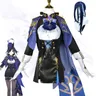 Genshin Impact Clorinde Cosplay Costume pour femme uniforme d'anime style chinois olympiques