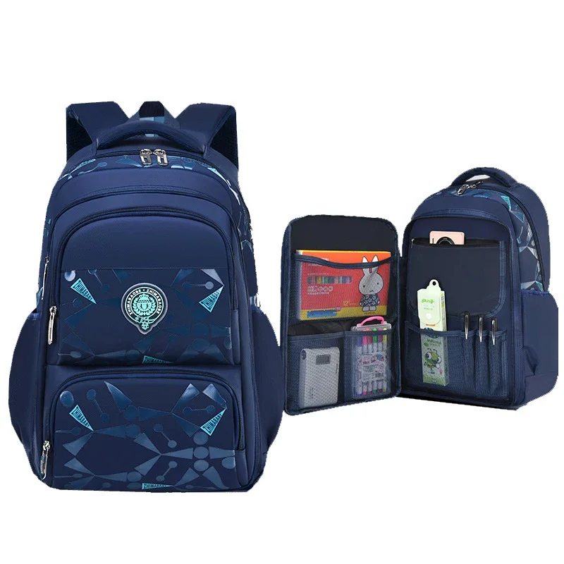 Grade 3-6 sacs d'école imperméables pour enfants garçons sacs à dos d'école primaire Orthopedi Junior lycée cartable Mochila Infantil