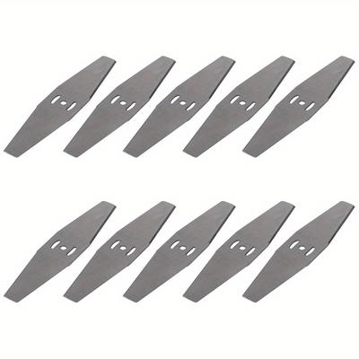10pcs Metal Blades: Upgrade Your Electric Lawn Mower With These Trimmer Blades Accessories!