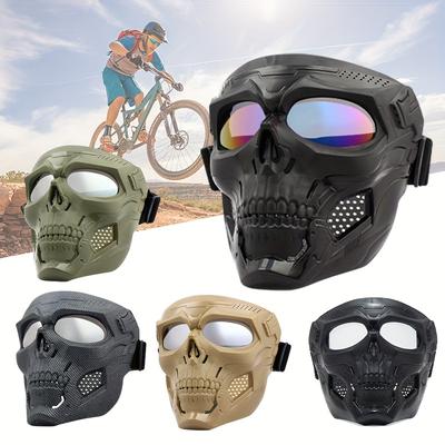 Airsoft Mask Full Face Tactical Masks With Pc Lens...