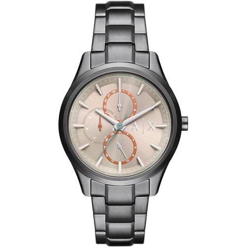 Multifunktionsuhr ARMANI EXCHANGE Armbanduhren grau (anthrazit) Herren Quarzuhr, Armbanduhr, Herrenuhr, analog, Edelstahlarmband