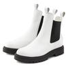 Stiefelette ELBSAND, Damen, Gr. 44, weiß, Obermaterial: 100% Rindsleder. Futter: 100% Synthetik. Decksohle: 100% Synthetik. Laufsohle: 100% Synthetik, unifarben, casual, Schuhe, Chelseaboots, Schlupfstiefel, Bikerboots aus Leder