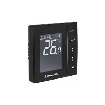 Salus VS35B Digitaler Thermostat 230 Volt Gehäusefarbe schwarz 112646