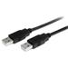 StarTech.com 2m USB 2.0 A to A Cable - M/M - 2m USB 2.0 aa Cable - USB a male to a male Cable (USB2AA2M) Black