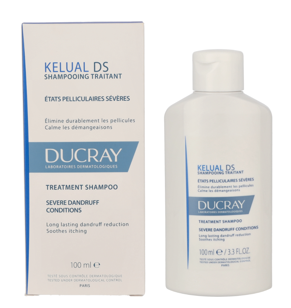 Ducray Kelual DS Anti-Dandruff Treatment Shampoo 100ml. Image