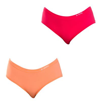 Pack-2 Elastische Stoff-Culottes D06W7 Frau Image