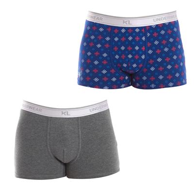 Pack-2 Atmungsaktive Stoff-Boxershorts mit anatomischer Vorderseite KL2016 Herren Image