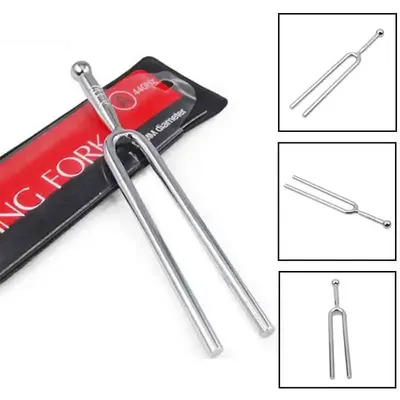 Medical Tuning Fork 440Hz A Tone Stainless Steel Violin Tuner Hammer Healing Sound Percussion