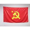 AZ FLAG Bandiera URSS Gran Logo 150x90cm Raso - Bandiera Rossa Comunista - Russia 90 x 150 cm Foro