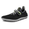 Barfußschuh LEGUANO "Inspiro", Damen, Gr. 42, schwarz (schwarz, grau, neon), Textil, kontrastfarbene Details, sportlich, Schuhe Barfußschuh Schnürschuh, Slip-On-Sneaker, Bequemschuh, Komfortschuh mit Kontrastbesatz