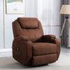 Multi-purpose 360° Swivel Rocking Recliner with Eight-Point Massage and Heated, Remote Control, Cup Holder