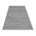 White 220 x 96 x 0.4 in Area Rug - 17 Stories Rectangle Faora Area Rug w/ Non-Slip Backing Polyester | 220 H x 96 W x 0.4 D in | Wayfair