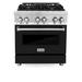 ZLINE 30" 4.0 cu. ft. Dual Fuel Range w/ Gas Stove & Electric Oven, Stainless Steel | Wayfair RA-BLM-30