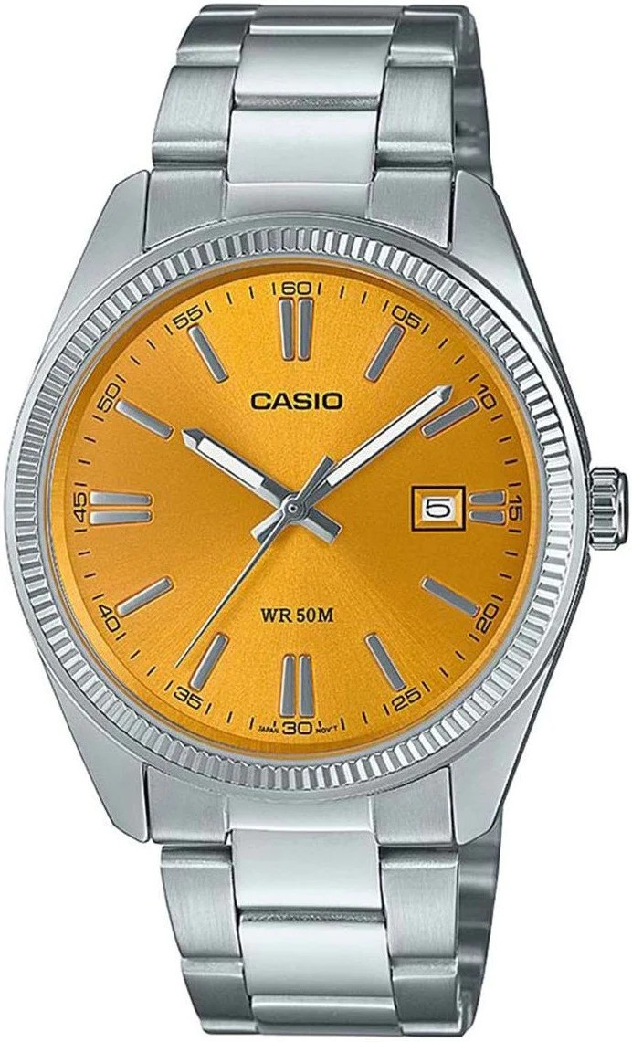 Casio Collection Mens Silver Watch MTP-1302PD-9AVEF Stainless Steel - One Size | Casio Sale | Discount Designer Brands