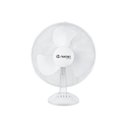 Tischventilator Ø30cm 35W 3 Geschwindigkeiten Komfort Weiß O91