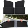 4pcs Front & Rear Car Side Window Sun Shade Curtains, Curtain Privacy Curtains To Blackout Light