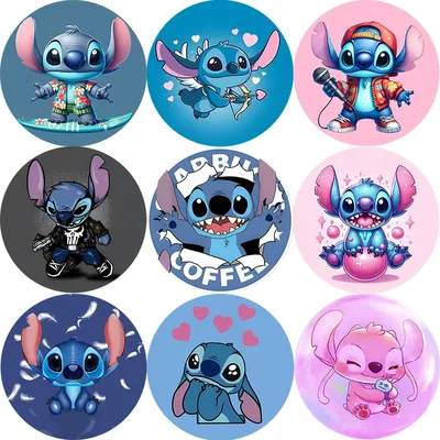 Disney Stitch Cute Popping Socket Cell Phone Accessories Folding Grip Tok Mobile Holder Car Folding