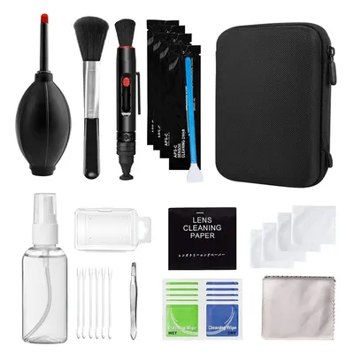 47pcs Camera Cleaner Kit DSLR Lens Digital Camera Sensor Cleaning with Brush for Sony Fujifilm Nikon