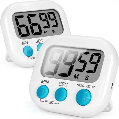Kitchen Timer Magnetic LCD Digital Countdown Timer Cooking Timer Alarm Clock Home Kitchen