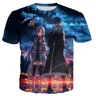 New Sword Art Online T Shirts Men/women 3D Sword Art Online Printed T-shirt Casual T-shirt