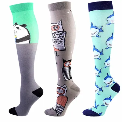 New Compression Socks Panda Cute Animal Socks Men Women Compression Socks For Running, Medical,