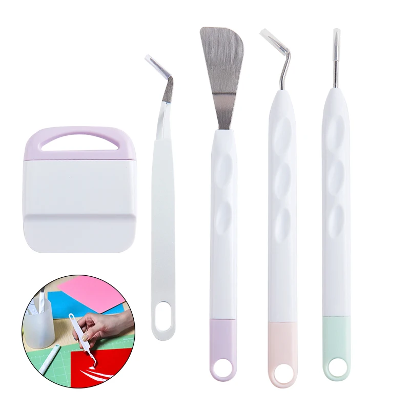 2023 Vinyl Weeding Tools Weeding Tool for Vinyl with Hook Weeder Piecing Tool Vinyl Starter Tool Kit for Cricut Joy 1PC 6 Styles