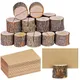 10/20 Set Mini Rustic Wooden Place Card Holders Stand Business Card Photo Frames Table Number Name Sign Wedding Party Decoration