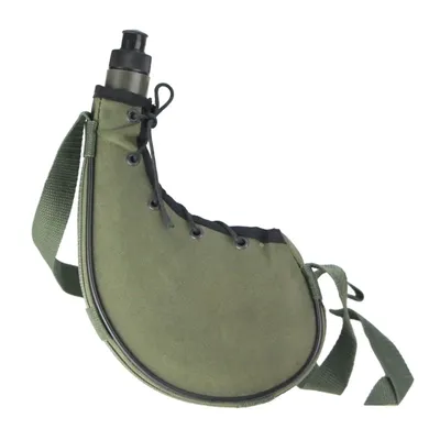Outdoor Bottle 750ml Oxford Cloth Water Kettle Canteen Water Bottle for Running Outdoor Activities Backpacking Travel Trekking