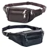 Genuine Leather Waist Bag Men Waist Pack Waist Bag Funny Pack Belt Bag Men Chain Waist Bag for Phone