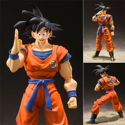 Anime Dragon Ball Z Son Goku A Saiyan Raised On Earth PVC Action Figure Game Statue Collection Game