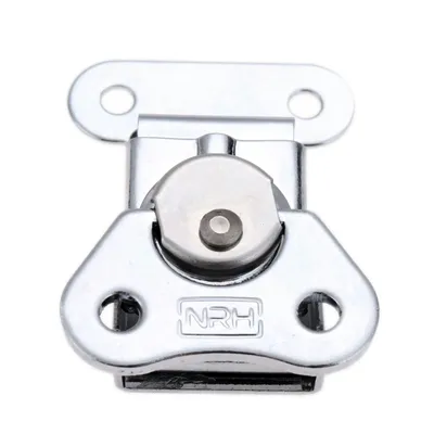 1Pc Furniture Fittings Stainless Steel Butterfly Toggle Drawer Latch Catch Clamp Wooden Box Buckle Rotary Lock for Jewelry Boxes