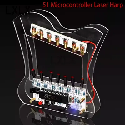 LXLX1 51 Microcontroller Laser Electronic Piano Electronic Production Kit Electronic Diy Loose Parts