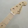 Gloss Maple P bass guitar neck parts 20 fret 34inch Maple Fretboard dots Inlay