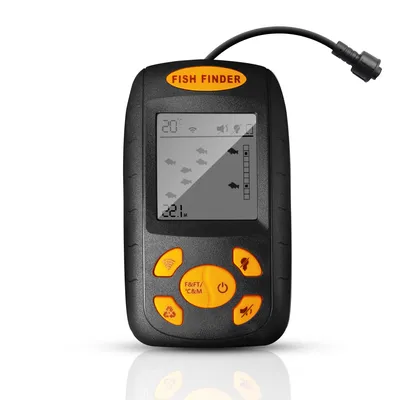 New smart Fish Finders Sensor Wired Ice Fishing Boat Transducer Fish Finders Sonar Wireless Handheld Depth Finder Kayak Waterpr