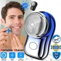 Portable upgrade 6-blade electric shaver men's mini rechargeable essential design for travel