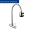 Kitchen Wall Mounted Sink Faucet Universal Flexible Kitchen Faucet Mop Pool Single Cold Sink Faucet