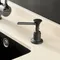 Black Liquid Soap Dispensers For Kitchen 400ML Kitchen Plastic Bottle Sink Replacement Hand Liquid