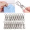 Heavy Duty Clothes Pins for Hanging Clothes, Stainless Steel Clothespins for Landry, Metal Clothes