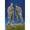1/35 Scale Resin Figure Model Kit Diecast Hobby Miniature Military Statue US Tank Crew Set (2