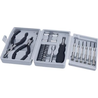 Werkzeug-Set mit Kunststoffbox, 25-teilig - Daytools