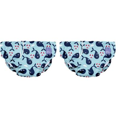 Bambino Mio, Wiederverwendbare Schwimmwindel, Walfisch, L (1-2 Jahre) x2 2x1 St Windeln Image