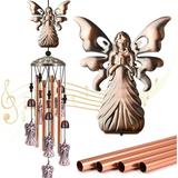 Wind Chimes Outdoor Clearance Butterflies Aluminum Tube Wind Chime with S Hook Patio Garden Decor