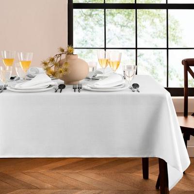 Marlie Rectangle Tablecloth, 60 x 102, White