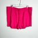 J. Crew Shorts | J. Crew Xxl Hot Pink Linen Shorts 3” Pockets Women B12-B | Color: Pink | Size: Xxl