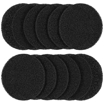 12Pcs Charcoal Filters for Kitchen Compost Bin Activated Charcoal Compost Bin Filters Round Reusable Replacement Compost Filters