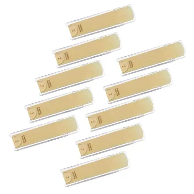 Premium Sound Alto Saxophone Reeds Strength 1 0 1 5 2 0 2 5 3 0 3 5 Hand Harvested Stable Sound 10 Pack in Separate Boxes