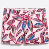 J. Crew Shorts | J Crew Flat Front Low Rise Colorful Pockets Tropical Ladies Short Shorts Size 0 | Color: Pink/White | Size: 0