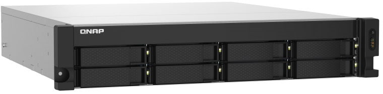 QNAP NAS-Gehäuse "TS-832PXU-RP-4G", schwarz, B:56 H:0 T:27, NAS-Server Image