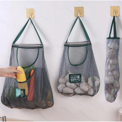 3-Pack Reusable Fruit & Vegetable Hanging Mesh Storage Bags